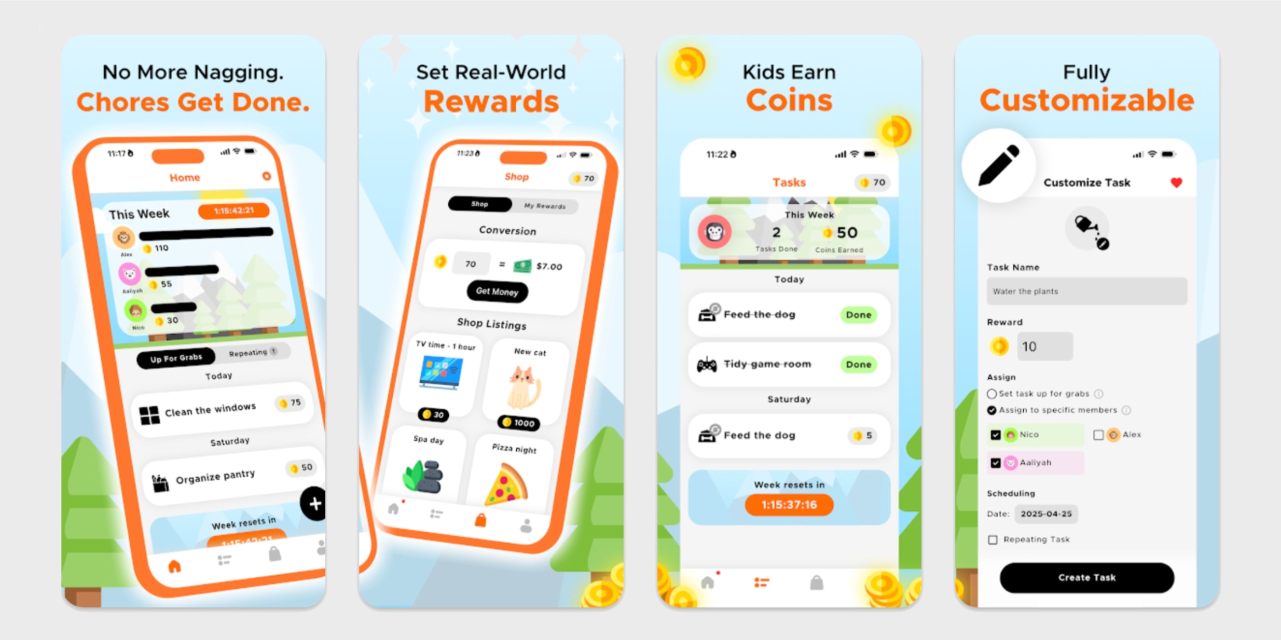 Habitat Family Chores App