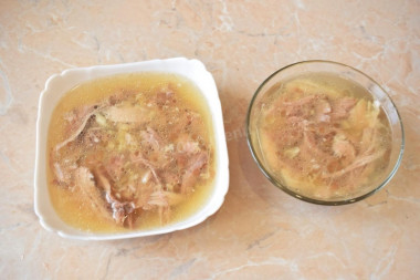 Заливка бульоном