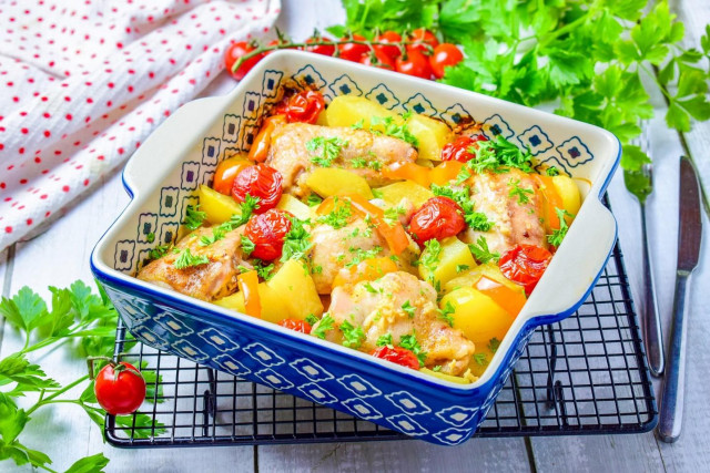 Идеальное блюдо из курицы с помидорами — просто и вкусно