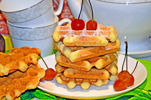 Нежные творожные венские вафли — идеальный завтрак для всей семьи