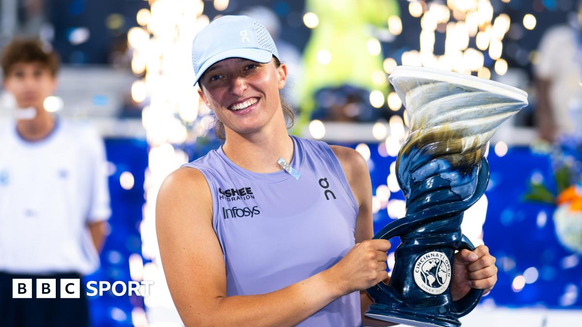 Открытый чемпионат Цинциннати: Ига Швентек обыграла Жасмин Паолини и выиграла титул