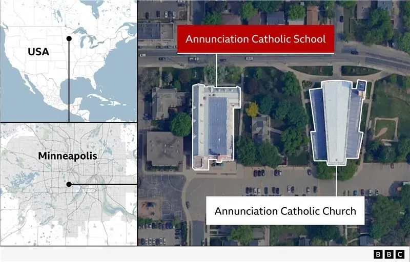 “Do‘stim orqasidan jarohatlandi”: Minneapolis katolik maktabidagi otishni guvohlar tasvirlaydi