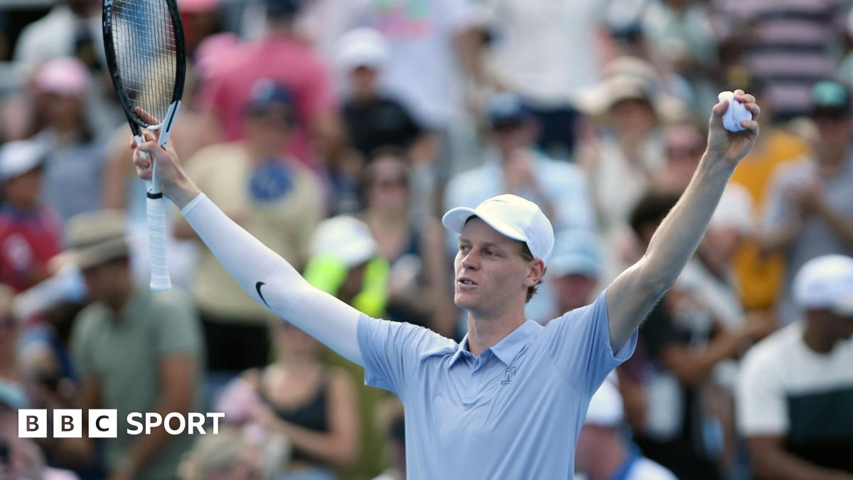 Sinner 24 yoshda Cincinnati ochiq chempionatida Atmaneni yengib finalga chiqdi