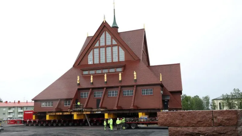 Sweden’s 113-Year-Old Kiruna Church to Be Moved 5km to New City Centre