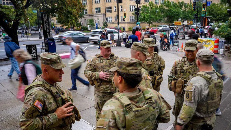 Washington DC National Guard to be Armed Amid Crime Crackdown
