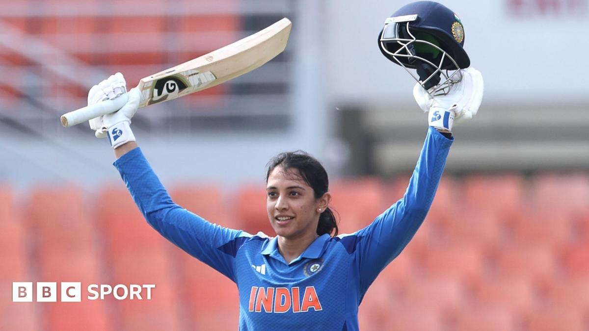Smriti Mandhana’s Century Propels India to 102-Run Victory Over Australia, Levelling Series