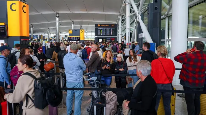 Heathrow cyber-attack halts check-in systems as European airports face second day of disruption