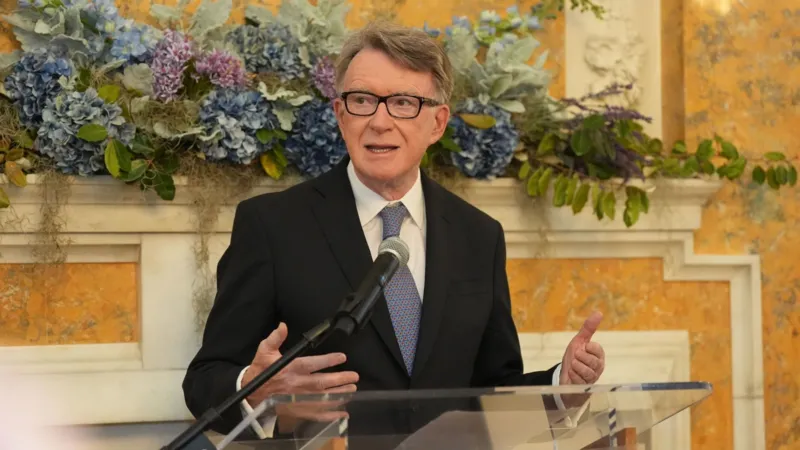 Lord Mandelson Called Epstein His "Best Pal" in 2003 Birthday Book