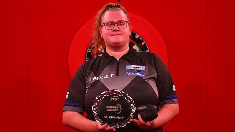 Luke Littler clinches first Players Championship Finals title with win over Nathan Aspinall in Minehead