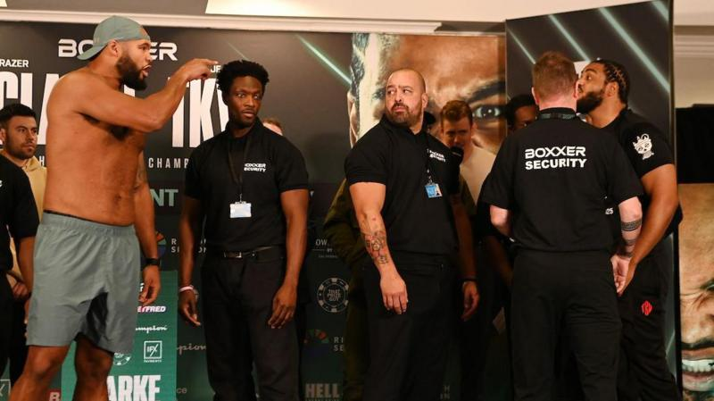Clarke vs Tshikeva: Weigh-In Sparks Mind Games for British Title