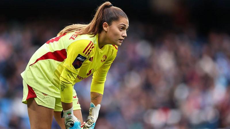 Safia Middleton-Patel during the Women s Super League match between Manchester City and Manchester United this month