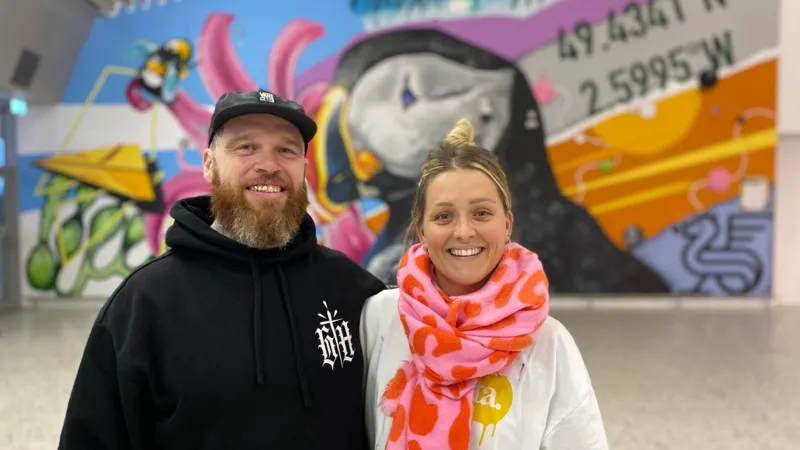 Guernsey Airport Unveils Striking Welcome Mural by Local Artists