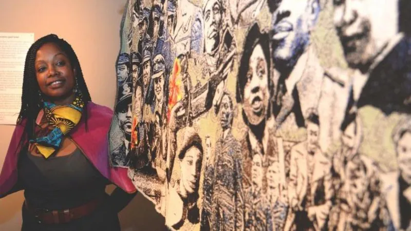 Гобелен чернокожих британцев в Уэллсском кафедральном соборе: память о вкладе Африканских и Карибских солдат