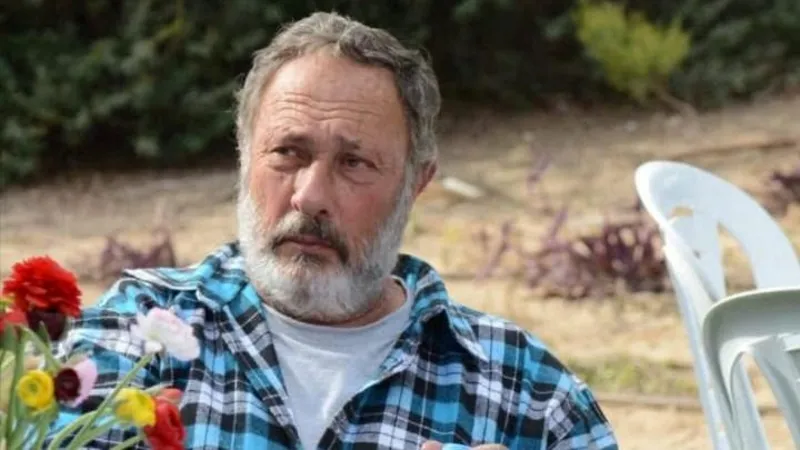 Reuters Guy Gilboa-Dalal, 24, at the Nova festival wearing a blue shirt