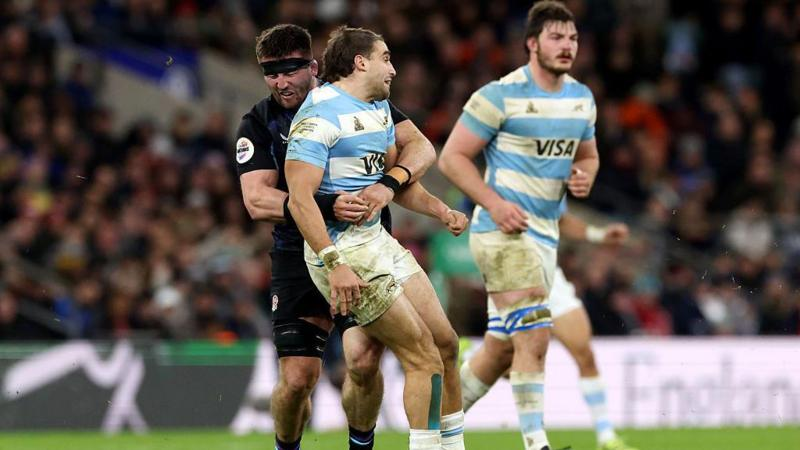 Argentina coach accuses Tom Curry of bullying after tunnel clash as England edge Pumas 27-23