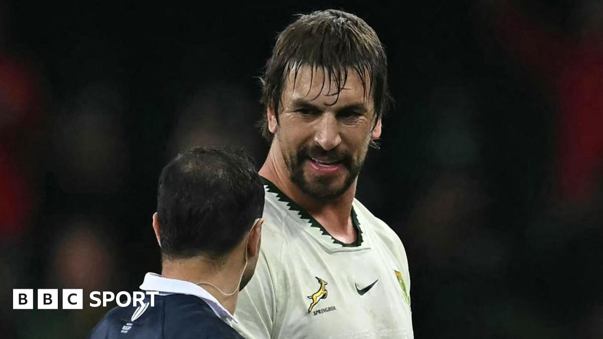 Etzebeth Red Card vs Wales Justified, SA Coach Says