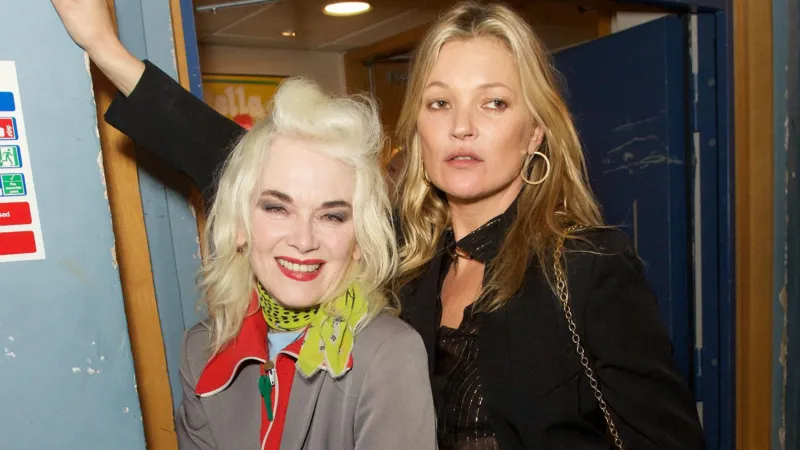 Getty Images Pam Hogg and Kate Moss pictured in November 2016