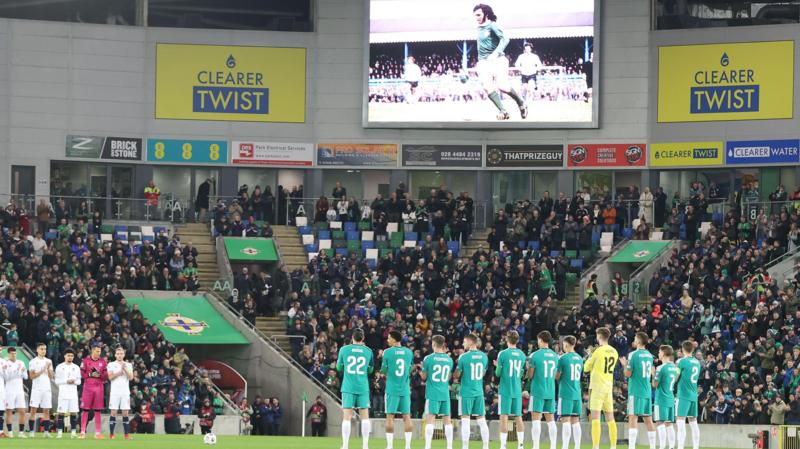 There was a minute's applause at Windsor Park