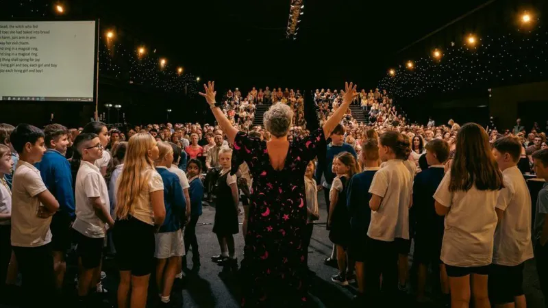 Gambaran penampil opera anak di Rotherham