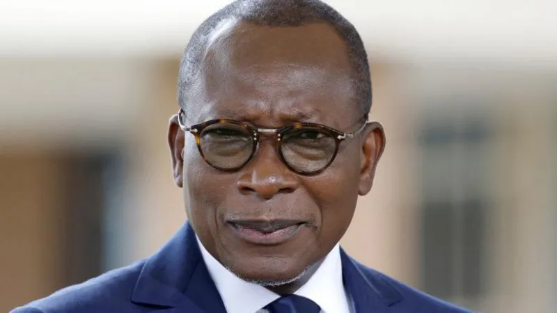 AFP Beninese President Patrice Talon attends a joint press conference in Cotonou on July 27, 2022,