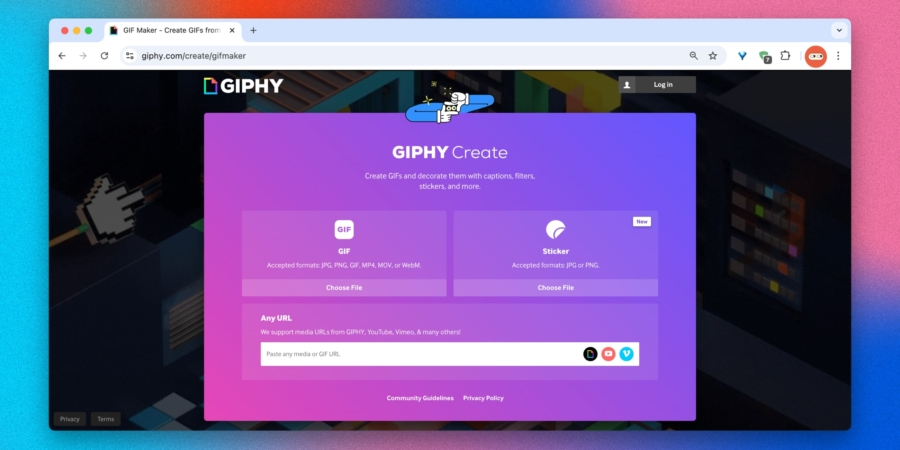 Giphy Giphy yordamida GIF yaratish (Giphy)