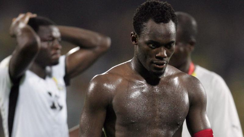 Michael Essien with Ghana