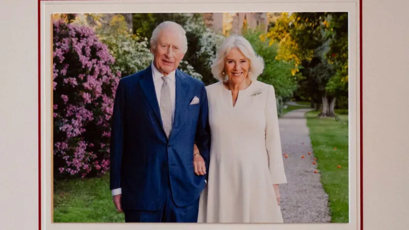 Charles and Camilla unveil Christmas card photographed in Rome