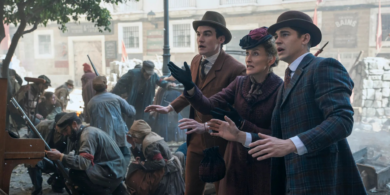 Production stills and cast