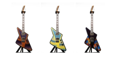 Представлена электрогитара DaVinci с дисплеем E‑Ink и способностью менять свой цвет