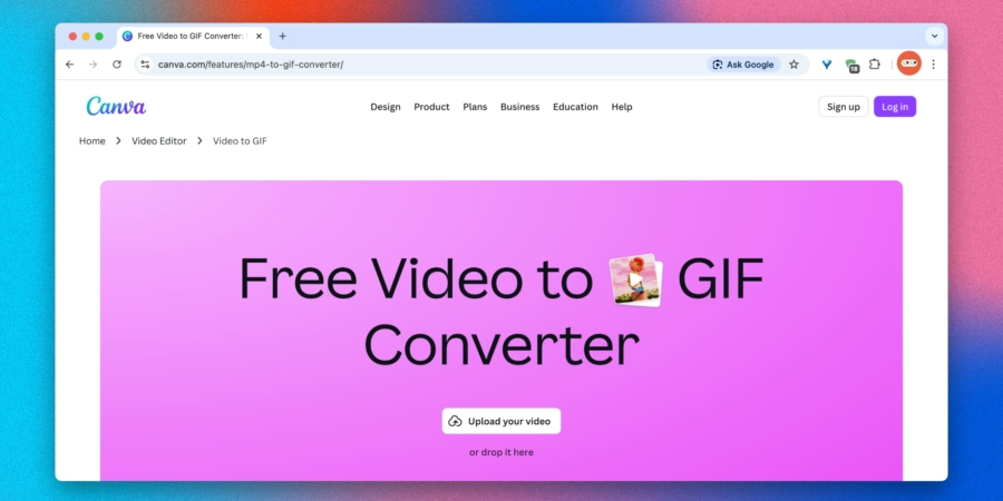 Canva Canva yordamida GIF yaratish (Canva)