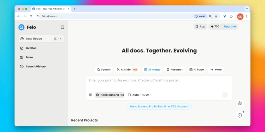 Felo Where to use Nano Banana Pro for free: Felo