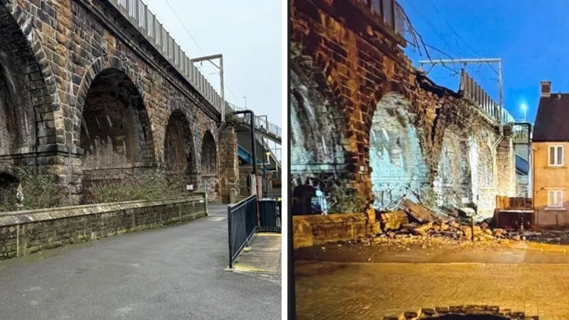 Hoax bridge-collapse image halts Lancashire trains and safety checks