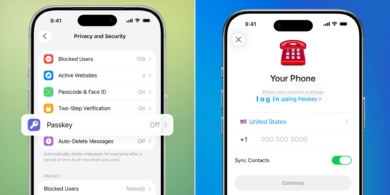 Kunci akses kriptografis Telegram