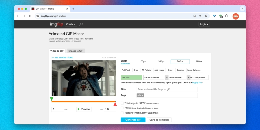 Imgflip Imgflip yordamida GIF yaratish (Imgflip)